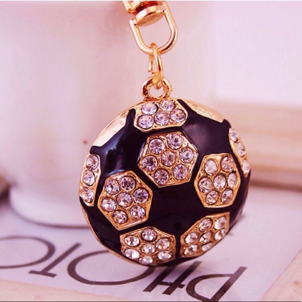 Soccer Ball Pave’ Purse Charm